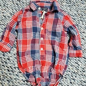 *Sold*Red, white, blue plaid